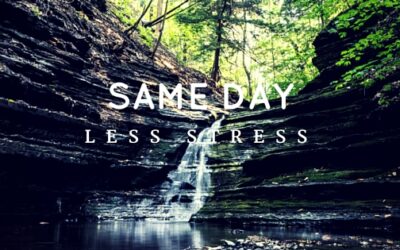 Same day, less stress